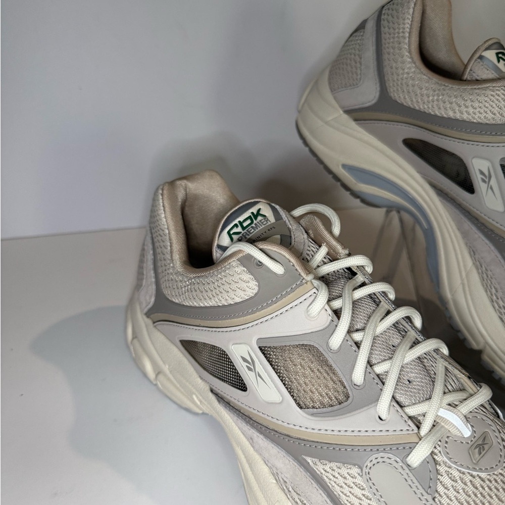 Reebok RBK Premier Trinity KFS Running Shoes Beige Gray - Unisex - NEW - Picture 2 of 11